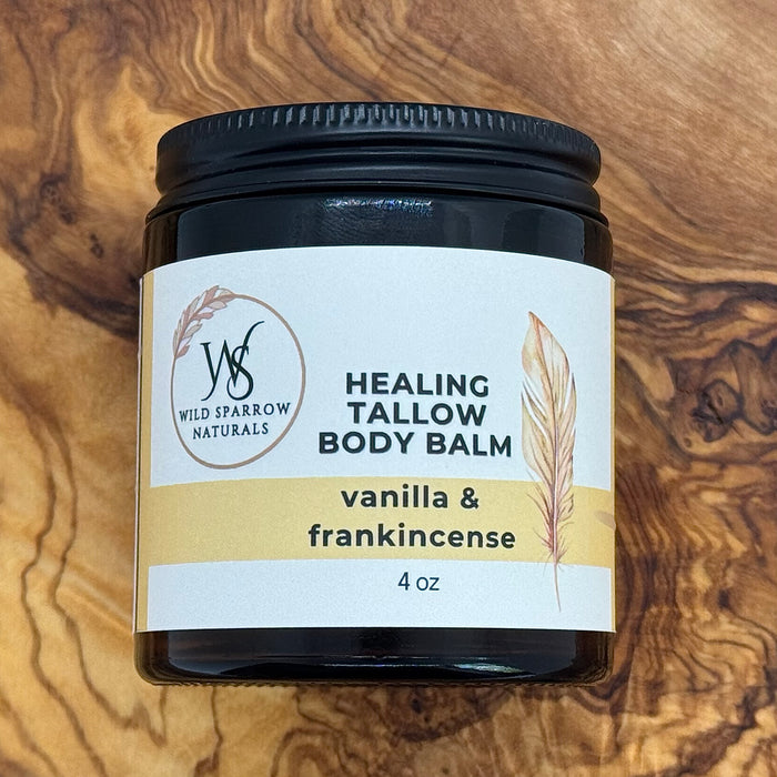 Healing Tallow Body Balm - Vanilla & Frankincense
