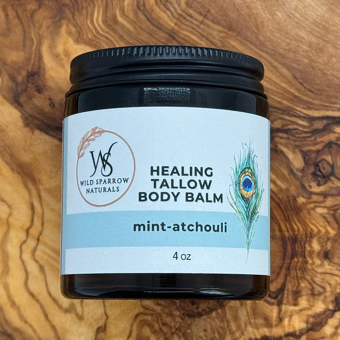 Healing Tallow Body Balm - Mint-atchouli