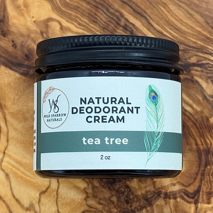Natural Deodorant Cream - Tea Tree