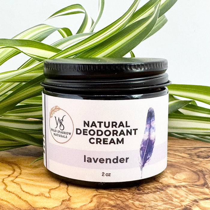 Natural Deodorant Cream - Lavender