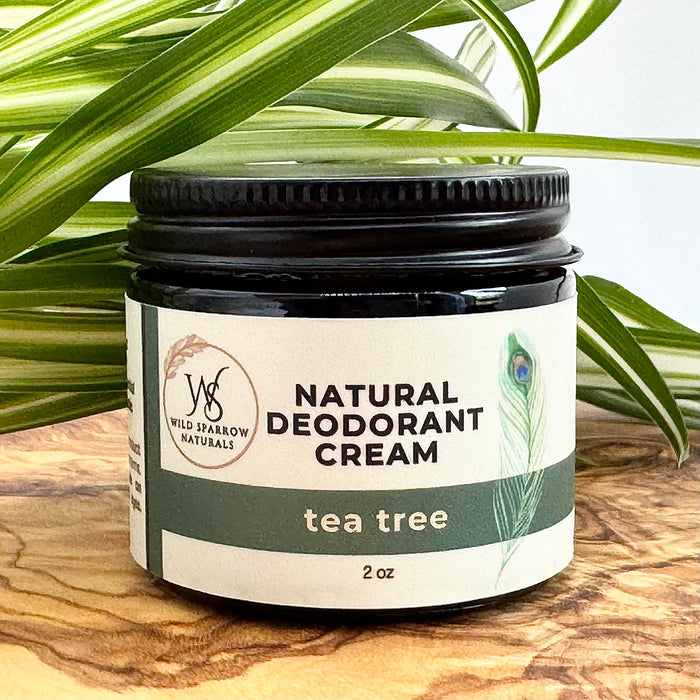 Natural Deodorant Cream - Tea Tree
