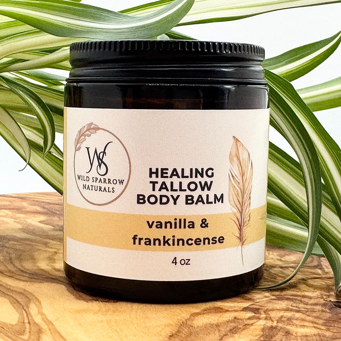 Healing Tallow Body Balm - Vanilla & Frankincense